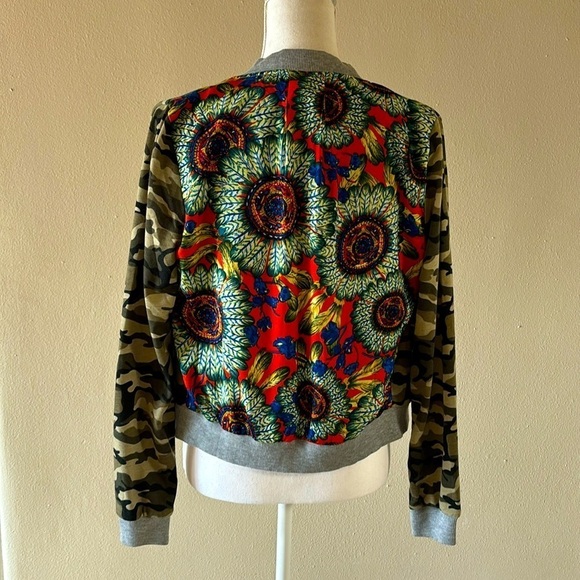 HOMMAGE for Los Angeles Jacket Camouflage and Floral S - Picture 1 of 4